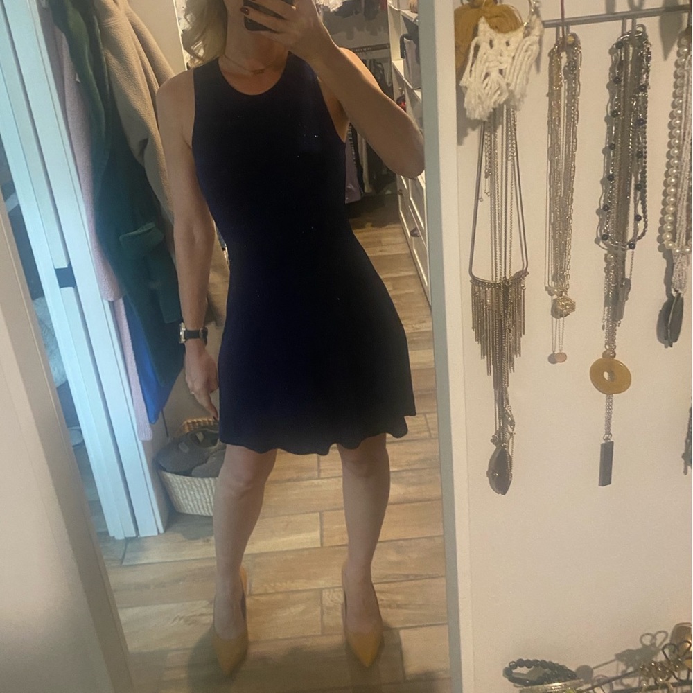 Vintage 90’s glitzy blue sleeveless dress